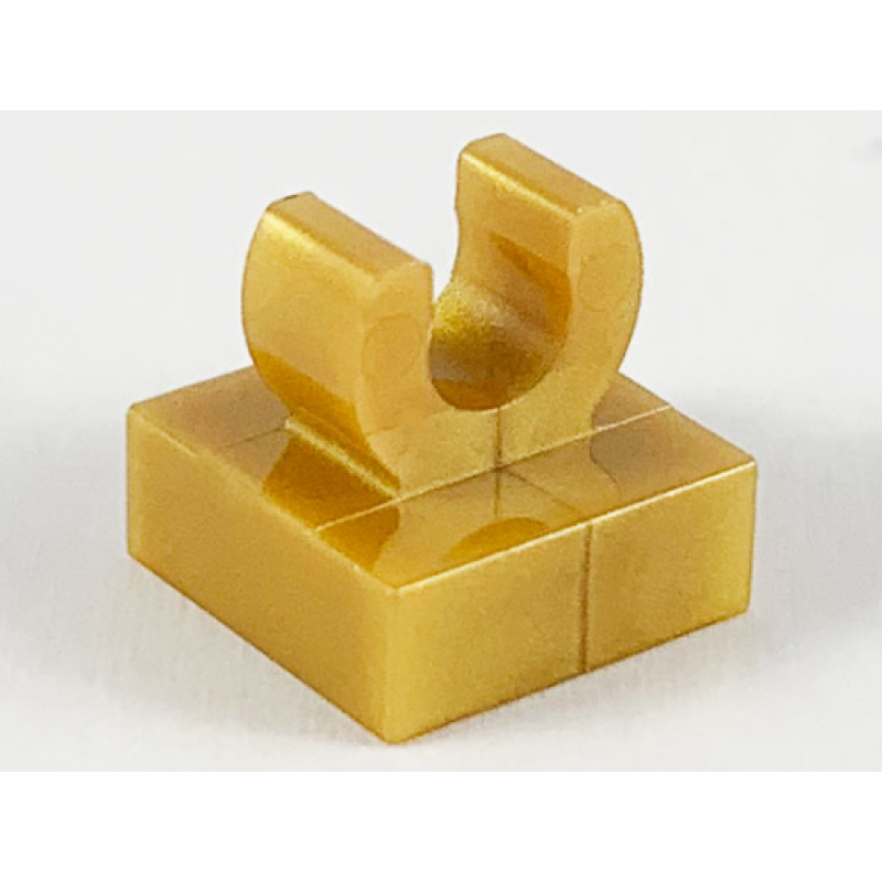 Tegel, Aangepast 1x1 met open clip Pearl Gold